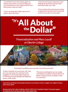 "It's All About the Dollar" report cover